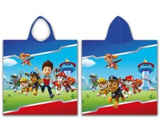 Paw Patrol of the Horizon paplūdimio rankšluostis pončas 55x110 cm (greitai džiūstantis)