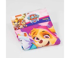 Paw Patrol paplūdimio rankšluostis pončas 55x110 cm (greitai džiūstantis)