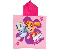 Paw Patrol paplūdimio rankšluostis pončas 55x110 cm (greitai džiūstantis)