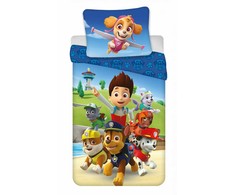 „Paw Patrol“ patalynės komplektas 140x200cm, 70x90 cm, mikropluošto