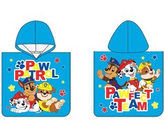 Paw Patrol Pawfect Team paplūdimio rankšluostis pončas 50x115 cm