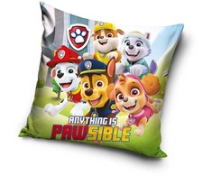 Paw Patrol Pawsible aksominis pagalvėlės užvalkalas 40x40 cm