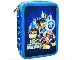 Paw Patrol Power Up dviejų sluoksnių užpildytas pieštukų dėklas