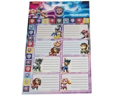 „Paw Patrol“ „Power Up“ užrašinės etiketės su lipdukais, 16 vnt.