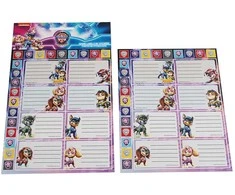 „Paw Patrol“ „Power Up“ užrašinės etiketės su lipdukais, 16 vnt.