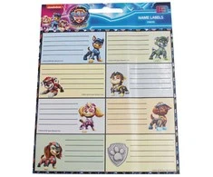 „Paw Patrol“ „Power Up“ užrašinės etiketės, 16 vnt.
