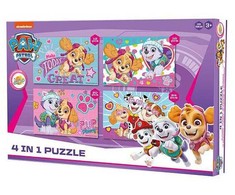 Paw Patrol puiki dėlionė 4 viename