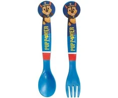 Paw Patrol Pup Power plastikinių stalo įrankių rinkinys - 2 dalys