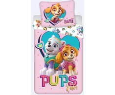Paw Patrol Pups Rule patalynės komplektas 140x200cm, 70x90cm