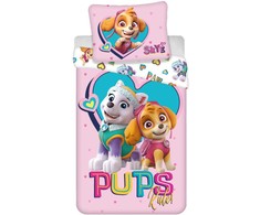 Paw Patrol Pups Rule vaikiškos patalynės užvalkalas 100√ó135cm, 40√ó60cm