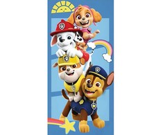„Paw Patrol“ rankšluostis nuo saulės, paplūdimio rankšluostis 70x140cm (greitai džiūstantis)