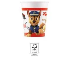 Globos Europe Bv PROCOS Paw Patrol Popieriniai puodeliai - Komanda - talpa 200 ml vieno dydžio