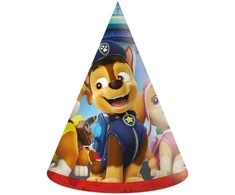 Paw Patrol Rescue Heroes vakarėlių kepuraitės, chako, 6 vnt. FSC