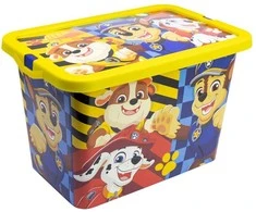 Paw Patrol Rescue Puppies plastikinė laikymo dėžė 7 l