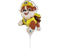 Paw Patrol Rubble mini folijos balionas 35 cm (WP)