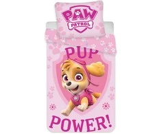 Paw Patrol Skye Dream vaikiškas, darželio patalynės užvalkalas 100√ó135cm, 40√ó60cm