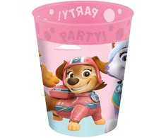 „Paw Patrol“ Skye ir Everest mikro premium plastikinių puodelių rinkinys, 4 vnt., po 250 ml
