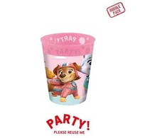 „Paw Patrol“ Skye ir Everest mikro premium plastikinių puodelių rinkinys, 4 vnt., po 250 ml