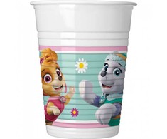 GoDan Plastikiniai puodeliai Paw Patrol Skye &amp; Everest, 200ml, 8 vnt. WM
