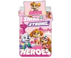 „Paw Patrol Smart Strong“ vaikiškas patalynės užvalkalas 100–135 cm, 40–60 cm