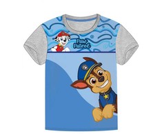 Paw Patrol Smile mėlyni, šypsenos pilki vaikiški marškinėliai, 4 metų