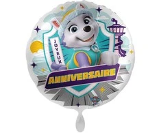 Paw Patrol Snow Cool Joyeux Anniversaire folijos balionas 43 cm