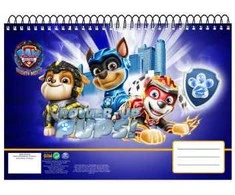 „Paw Patrol“ spiralinė eskizų knygelė, A4, 30 lapų