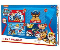 Paw Patrol staigmenų dėlionė 4 viename
