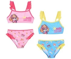 Paw Patrol Sunshine vaikiškas maudymosi kostiumėlis, bikini 3-6 metai