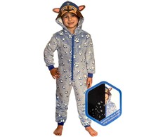 Paw Patrol šviečianti tamsoje vaikiška ilga pižama, bendras ilgis 110/116 cm
