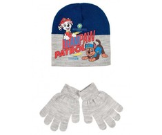 Kepurė Paw Patrol vaikiška kepuraitė ir pirštinės komplektas 52 cm
