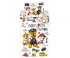 „Paw Patrol“ vaikiškos patalynės komplektas „Favorite Things“ 100–135 cm, 40–60 cm