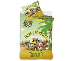 Paw Patrol Wild vaikiška patalynės komplektas 100√ó135cm, 40√ó60cm