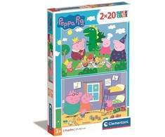 Clementoni Dėlionė 2x20 vnt. - Peppa pig