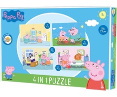 Peppa Pig 4 viename dėlionė