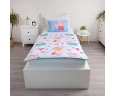 Peppa Pig Big Pig Family vaikiškos patalynės komplektas 100√ó135cm, 40√ó60cm