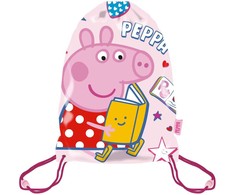 Peppa Pig Book sportinis krepšys, sportinis maišas 44 cm