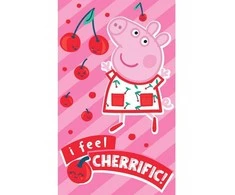 Peppa Pig Cherrific rankšluostis, veido rankšluostis, rankšluostis 30x50 cm