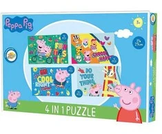 Peppa Pig dėlionė 4 viename