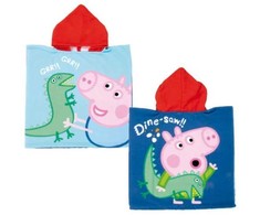 Peppa Pig Dine-saw paplūdimio rankšluostis pončas 55x110 cm