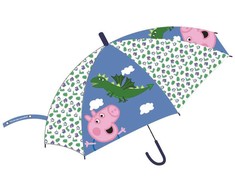Peppa Pig Dino vaikiškas pusiau automatinis skėtis √ò74 cm