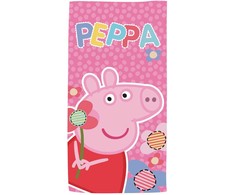 Peppa Pig Flower vonios rankšluostis, paplūdimio rankšluostis 70x140cm (greitai džiūstantis)
