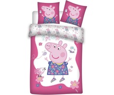 Peppa Pig Flowers vaikiška patalynės komplektas 100√ó135cm, 40√ó60cm
