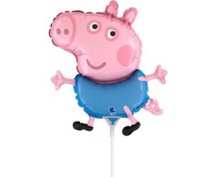 Peppa Pig George mini folijos balionas 35 cm (WP)