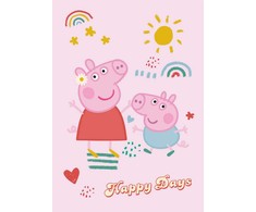 Peppa Pig „Happy Days“ vilnos antklodė 100x140cm