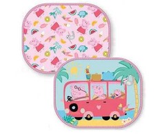 Peppa Pig kelioniniai lango stogeliai nuo saulės, 2 vnt. rinkinys