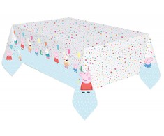 Peppa Pig Konfeti plastikinė staltiesė 120x180 cm