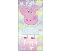 Peppa Pig kriauklės vonios rankšluostis, paplūdimio rankšluostis 70x140cm (greitai džiūstantis)
