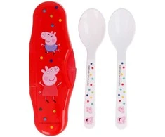 Peppa Pig kūdikių kelioninių stalo įrankių rinkinys