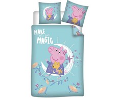Peppa Pig Magic patalynės užvalkalas 140–200 cm, 63–63 cm mikropluošto